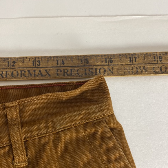 Raleigh Denim Workshop Canvas Pants Jones Fit Men’s Size 30 Brown ALTERED - Picture 6 of 14